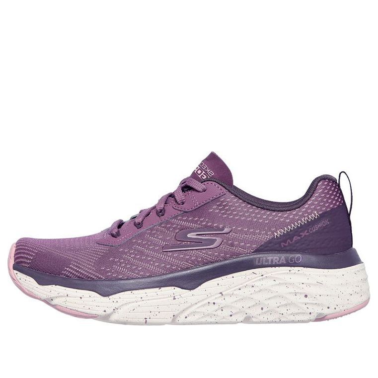 (WMNS) Skechers Max Cushioning Elite 'Purple White' 128269-BURG