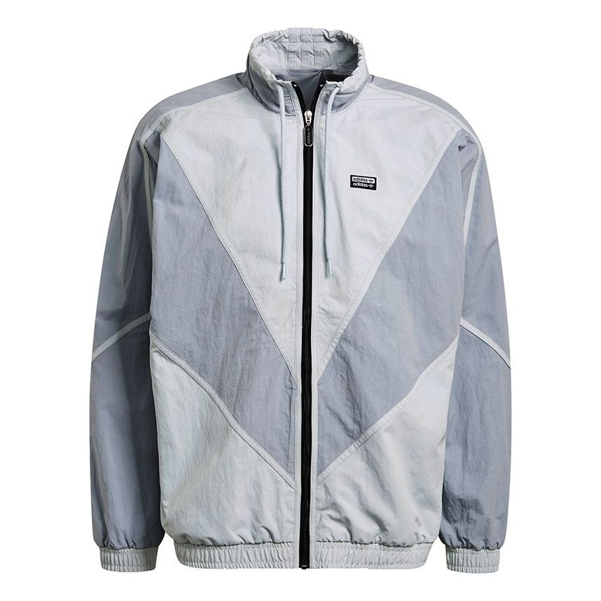 adidas originals V-Line Woven Tt Matching Woven Blazer For Men Grey GN3340