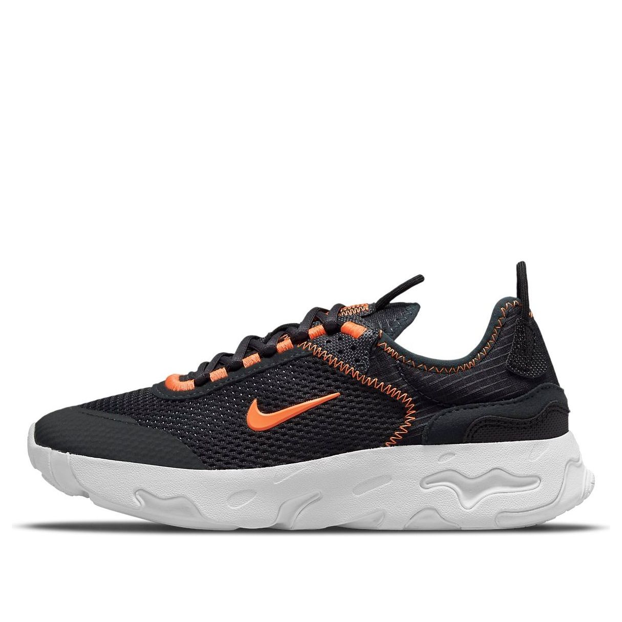 (GS) Nike React Live Low-Top Black/Orange CW1622-007