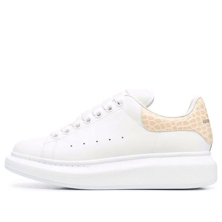 (WMNS) Alexander McQueen Oversized Sneaker 'White Sand' 553770WIBNA9758