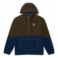 Vans x Zion Wright Half Zip Anorak Jacket 'Blue Brown' VN0006E2WUL