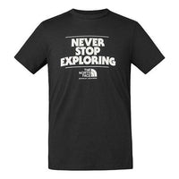 THE NORTH FACE Unisex Logo Printing Round-neck Tee Black 3VRW-JK3