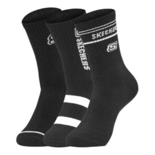 Skechers Sport Socks 3 Packs 'Black White' L321M130-0018