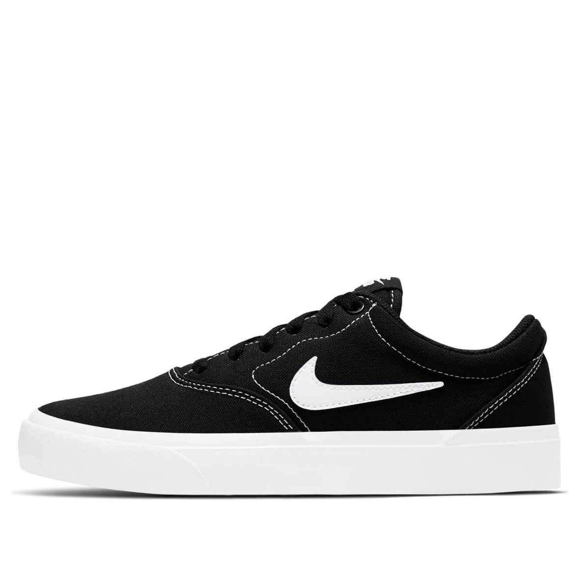 (GS) Nike SB Charge Canvas 'Black White' CQ0260-001