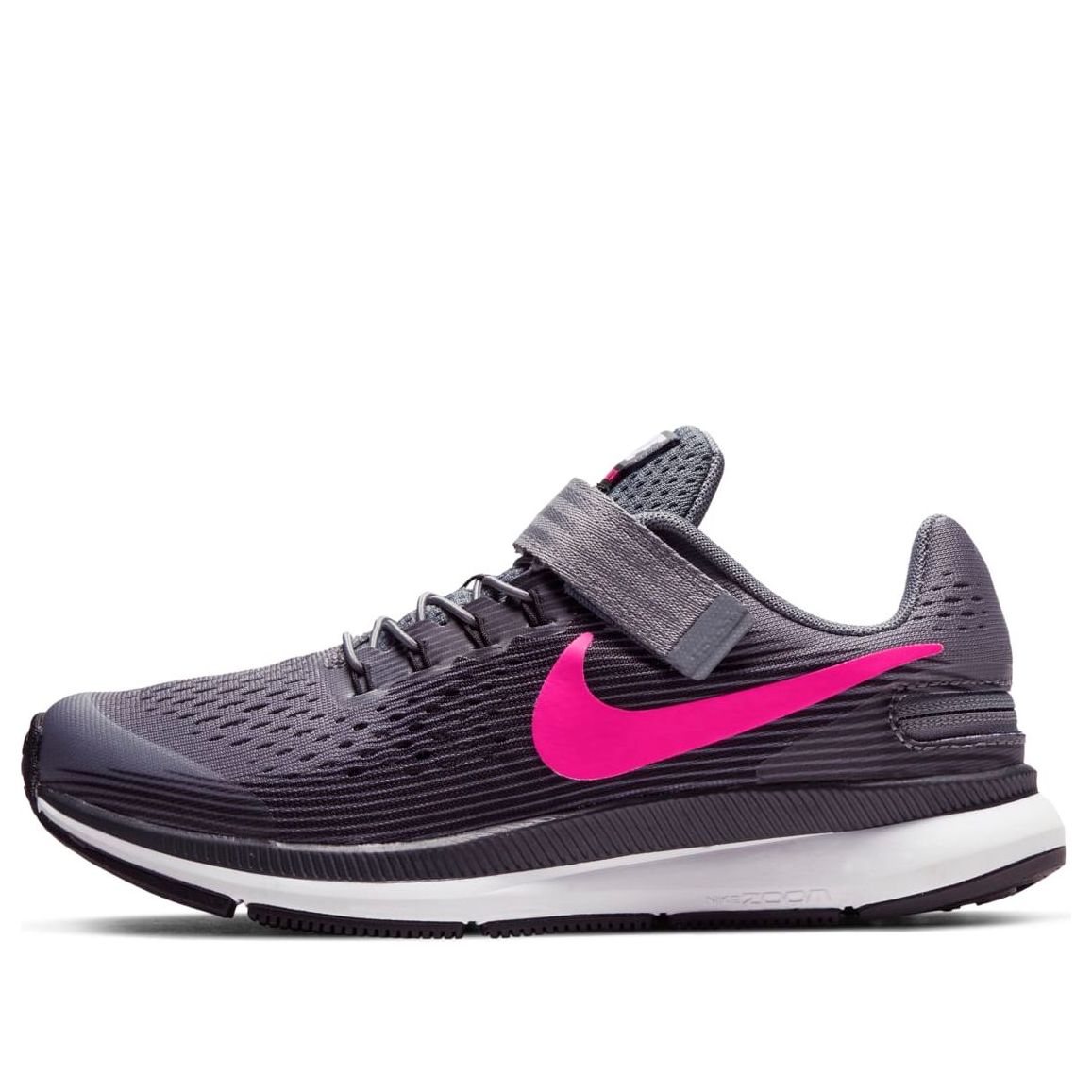 (GS) Nike Air Zoom Pegasus 34 FlyEase 'Grey Pink' 918019-003