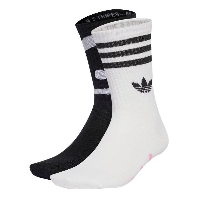 adidas Originals x Andr Saraiva Mid Crew Socks 'Black White' HZ7257