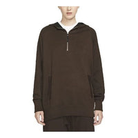 (WMNS) Nike Solid Color Knit Hoodie Velvet Brown DM8944-201