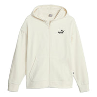 (WMNS) PUMA Essentials Elevated Full Zip Hoodie 'Alpine Snow' 675990-89