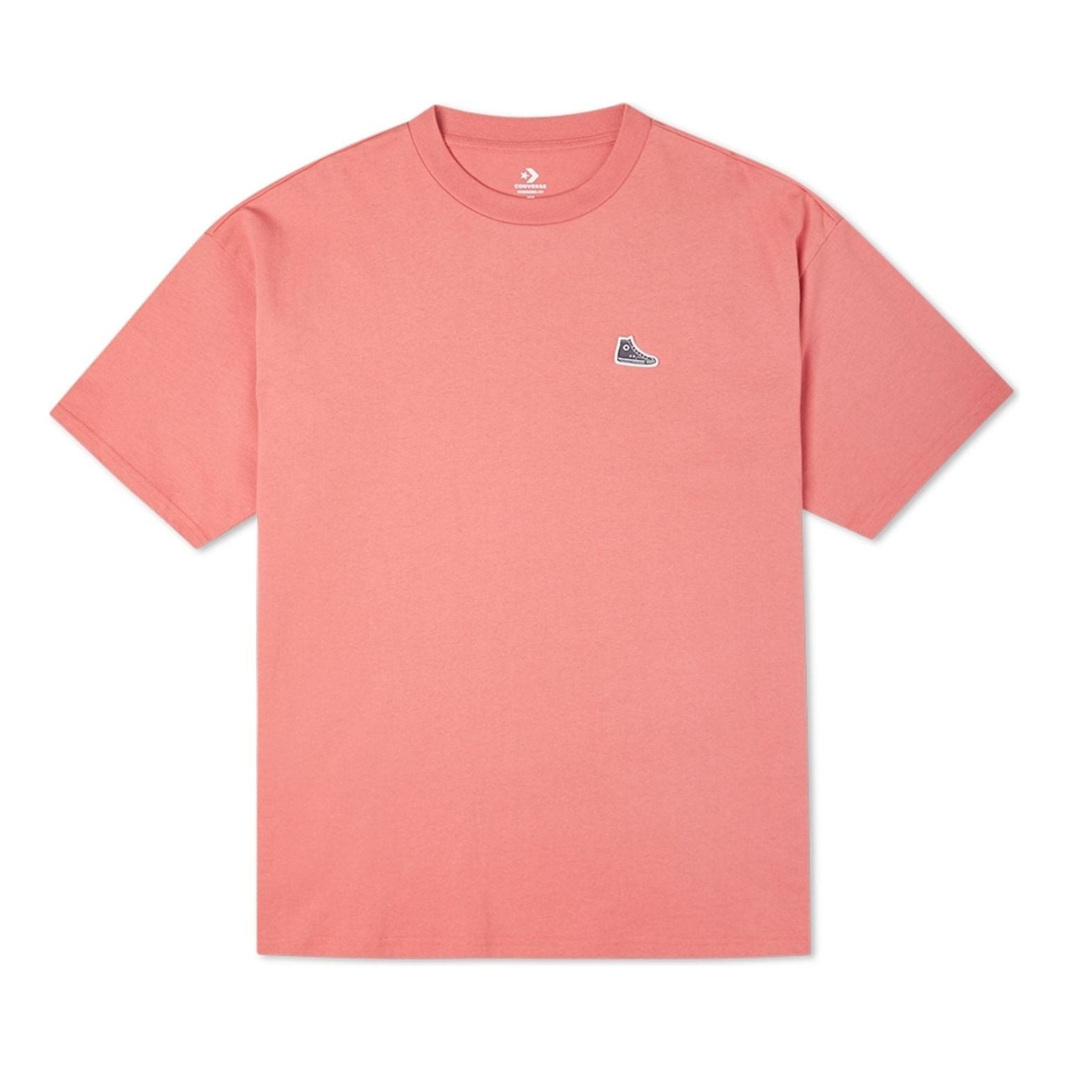 Converse Chuck Taylor Shoe Patch T-Shirt Asia Sizing 'Pink' 10020931-A12