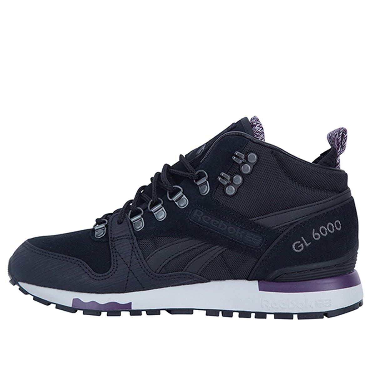 (WMNS) Reebok Gl 6000 Mid Alpine Black/Purple M49212