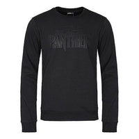 adidas neo Black Knit Round Neck Pullover Sports Black CV7004