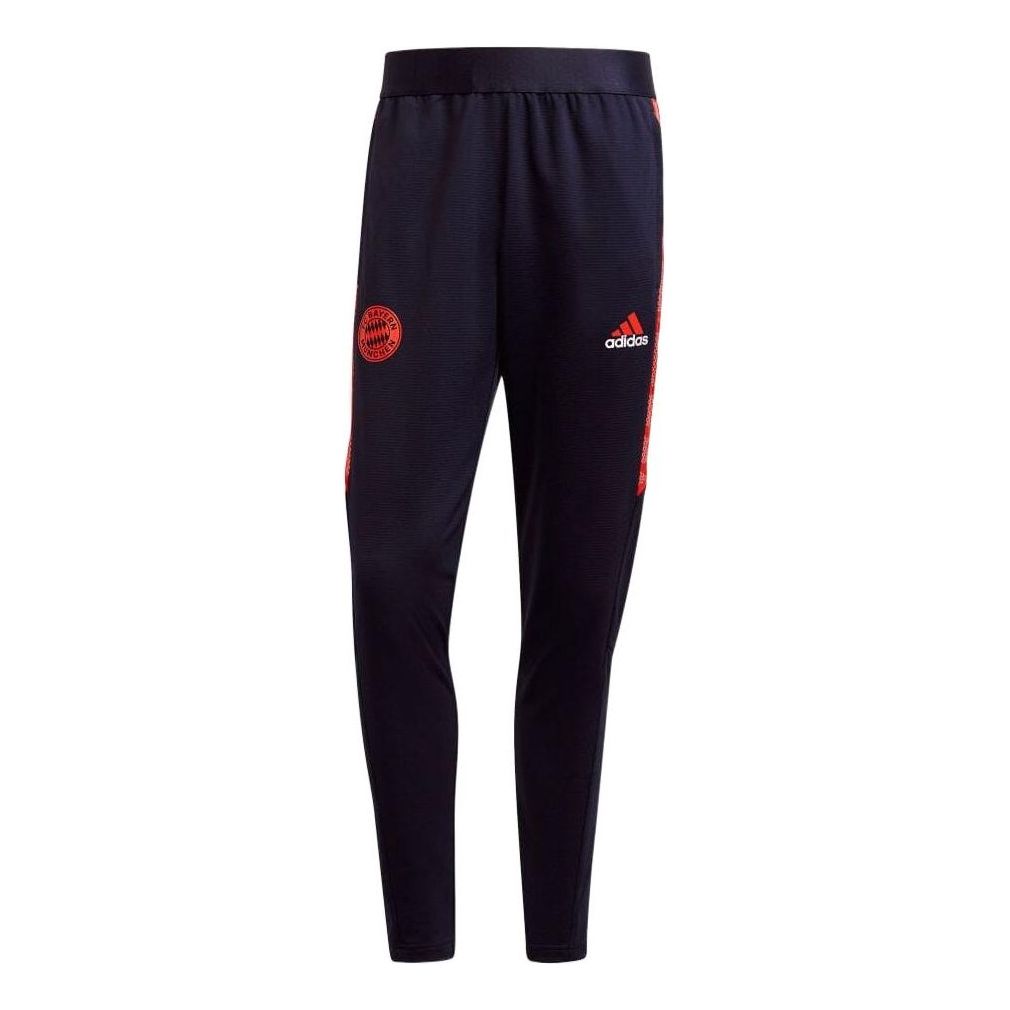 Men's adidas Casual Side Stripe Badge Printing Sports Pants/Trousers/Joggers Black GS6929