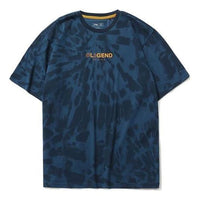 Li-Ning Way Of Wade Tie Dye Logo T-shirt 'Dark Blue' AHSR013-3