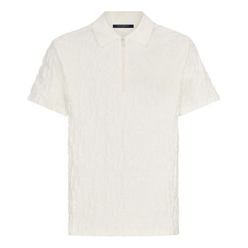 LOUIS VUITTON LV Electric Polo Shirt For Men Beige 1A7X5N