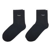 Converse Core Twin Pack Jack Purcell Mid Crew Socks 'Black' 10022792-A02