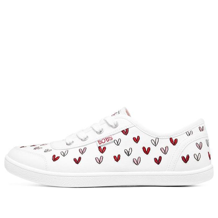 (WMNS) Goldcrown x Skechers Bobs B Cool Low-Top Sneakers White/Red 113951-WRPK