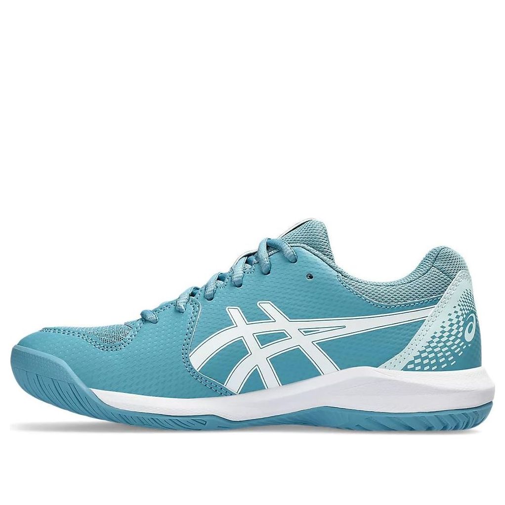 (WMNS) ASICS Gel-Dedicate 8 Wide 'Gris Blue White' 1042A235-400