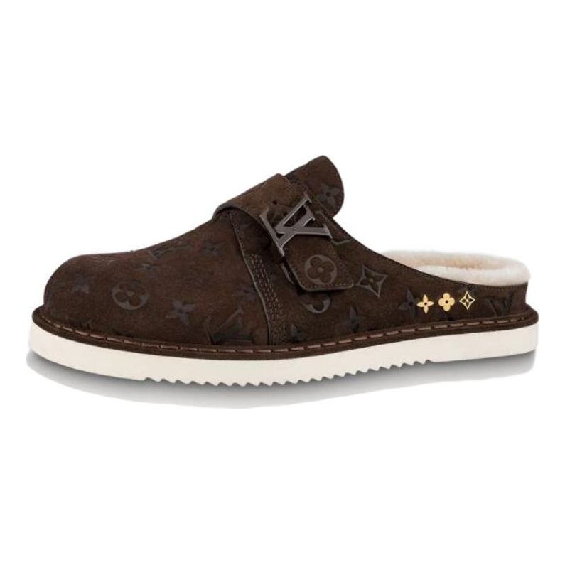 (WMNS) LOUIS VUITTON LV Easy Mules 'Brown Monogram' 1AAQVE