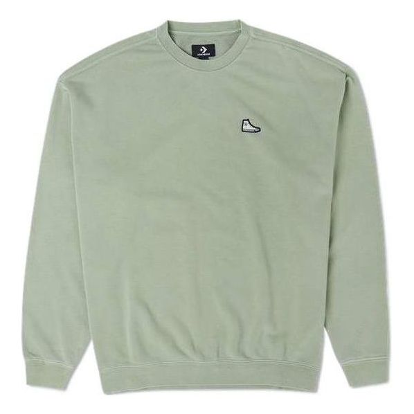 Converse Sneakers Patch Loose Fit Sweatshirt Asia Sizing 'Summit Sage' 10024866-A02
