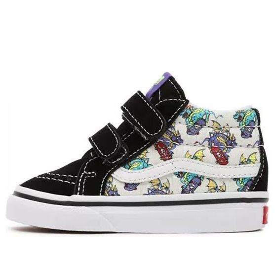 Vans Sk8-Mid Skate Dragon Reissue 'Black White Blue' VN00018WARH