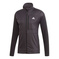 adidas Windfleece J Stand Collar Casual Outdoor Sports Jacket Black EH8703
