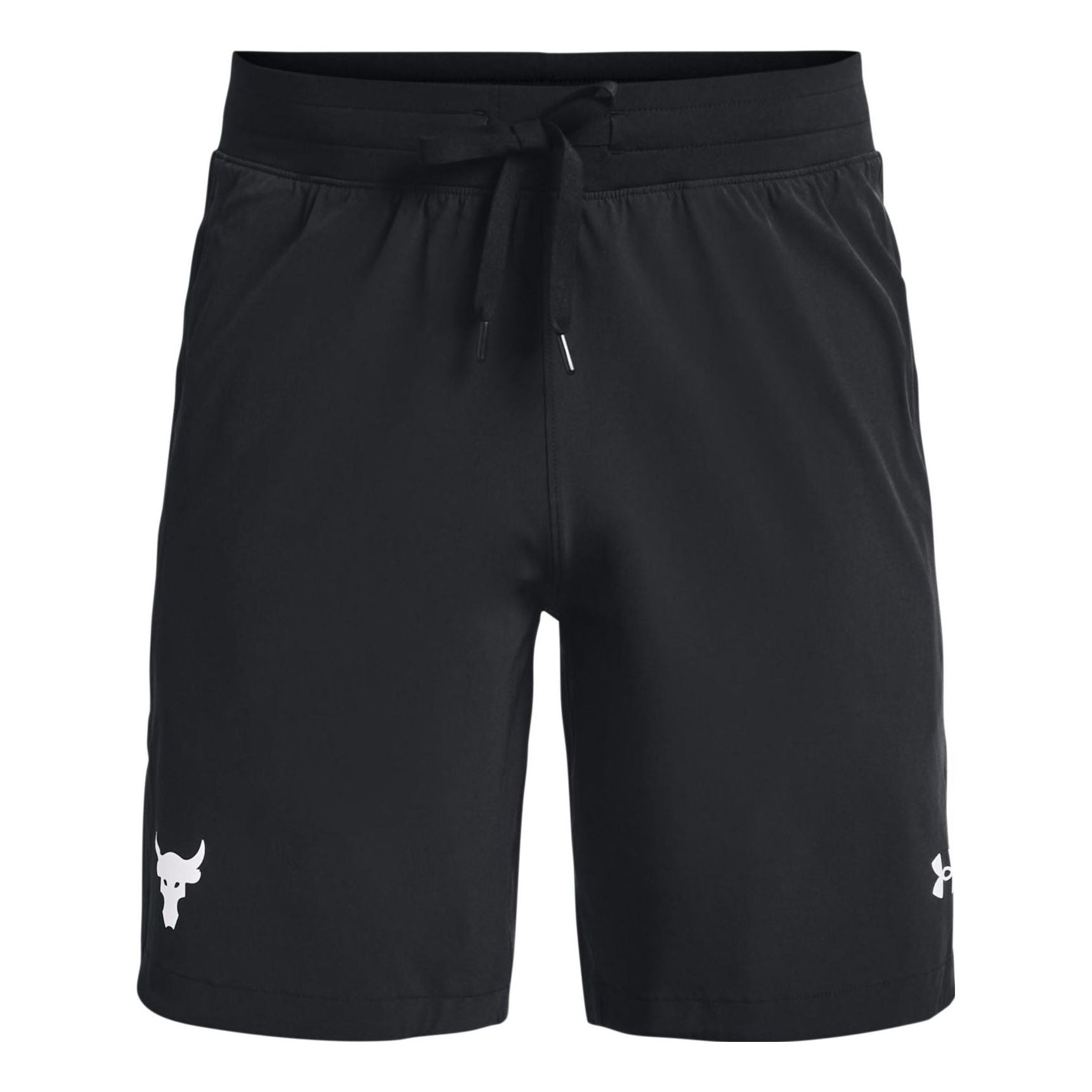 Under Armour Project Rock Snap Training Shorts Asia Sizing 'Black White' 1361616-002