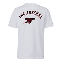 adidas Afc Str Gr Tee Printing Soccer/Football Sports Short Sleeve White GR4193