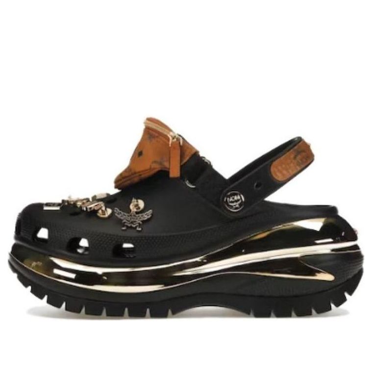 Crocs Mega Crush Clogs 'Black Tan' 209357-001