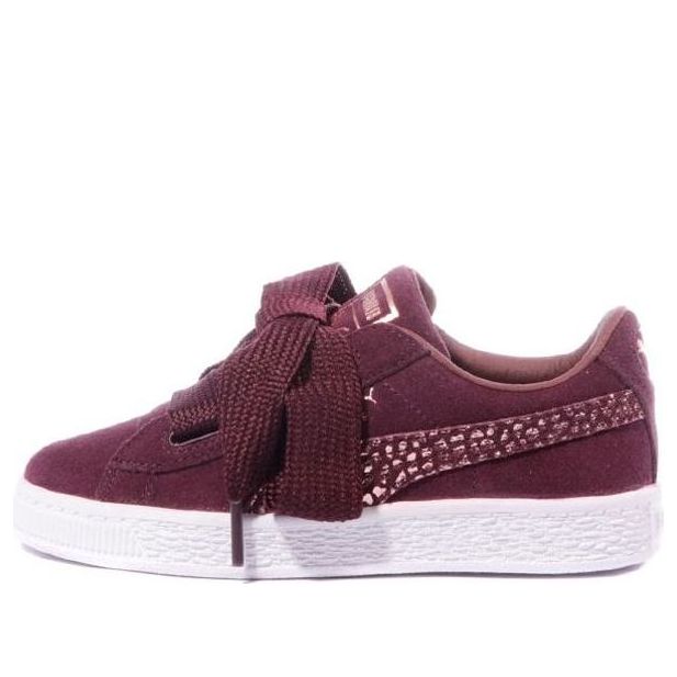 (PS) PUMA Heart Suede Animal Sneakers Red 366543-02