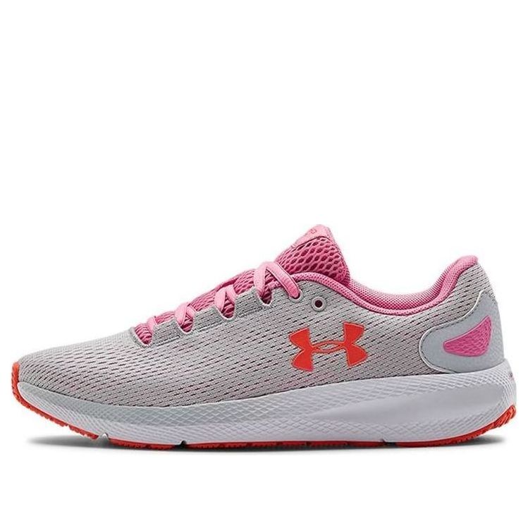 (WMNS) Under Armour Charged Pursuit 2 'Halo Grey Pink' 3022604-102