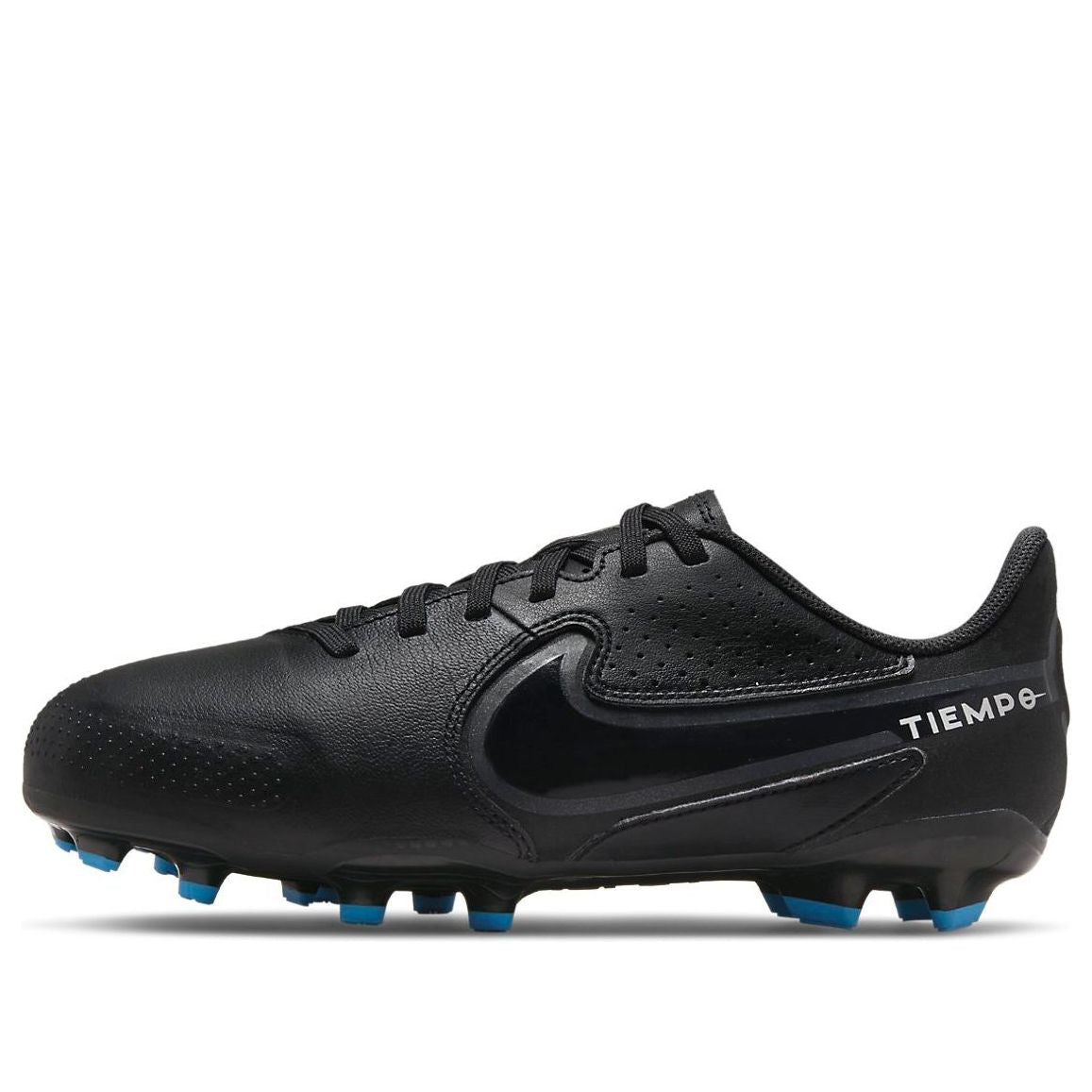 (GS) Nike Tiempo Legend 9 Academy MG 'Black Dark Smoke Grey' DA1333-001