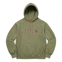 Supreme Stars Arc Hooded Sweatshirt 'Olive Green Yellow' SUP-SS22-631