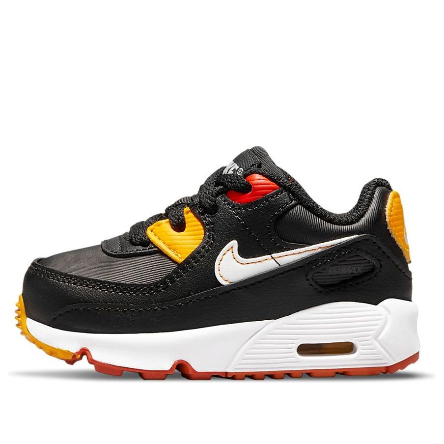 (TD) Nike Air Max 90 Low-Top Running Shoes Black/White CD6868-017