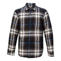 Men's Burberry SS21 Classic Plaid Long Sleeves Shirt Black 40563601