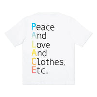 PALACE This Is What Pa;ace Stand Alphabet Printing Short Sleeve White T-Shirt P19TS134