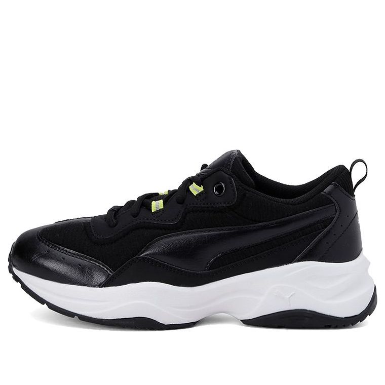 (WMNS) PUMA Cilia Shift Low-cut Running Shoes Black/White 370284-01