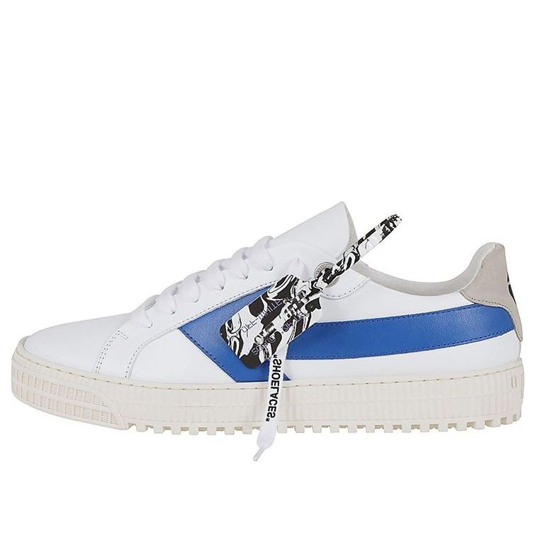Off-White Low Top Sneakers White/Blue OMIA177E20LEA0010145