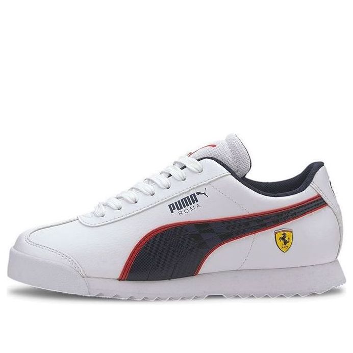 (GS) PUMA Scuderia Ferrari Roma Low Running Shoes Black/White/Red 339973-02