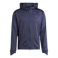 adidas Zip-up Winterised Workout hoodie Jackets 'Teal' IL1384