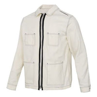 Converse Pocket Woven Long Sleeves Jacket Asia Sizing 'White' 10020896-A04