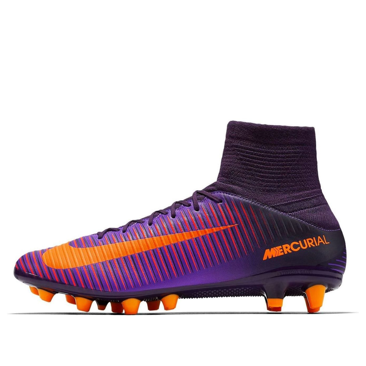 Nike Mercurial Veloce 3 DF AG 'Purple Black Orange' 831960-585
