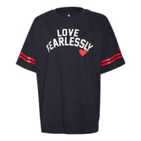 (WMNS) Converse Alphabet Short Sleeve Black 10020721-001