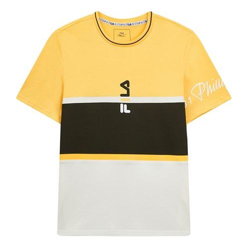 FILA x 3.1 Phillip Lim Colorblock Round Neck Short Sleeve Yellow F11M026106F-YE