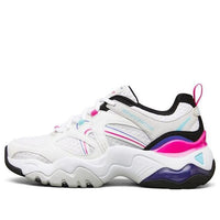 (WMNS) Skechers D Lites 3.0 Air Low Top Running Shoes White/Black/Pink 896025-WMLT