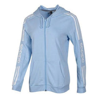 (WMNS) adidas neo CE 3S ZP HDY Zipper Jacket Sky Blue EI4693