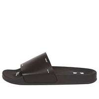 Off-White Rubber 1001 Black White Black Slippers OMIA087S19C220291001