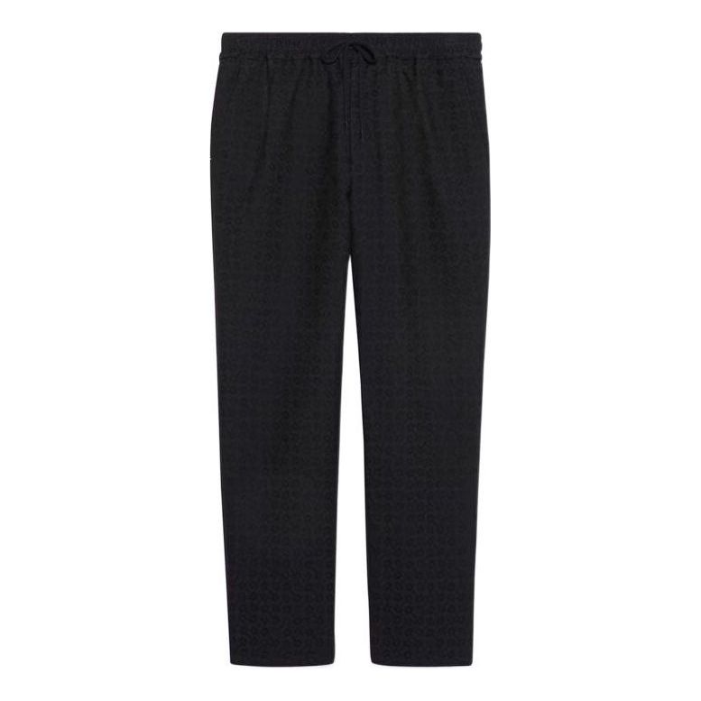 Gucci Horsebit Cotton Wool Jogging Pant 'Navy' 722330-ZAKIU-4440