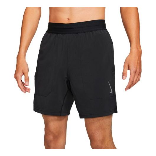 Nike Yoga Dri-FIT Running Training Quick Dry Sports Shorts Black CZ2236-070