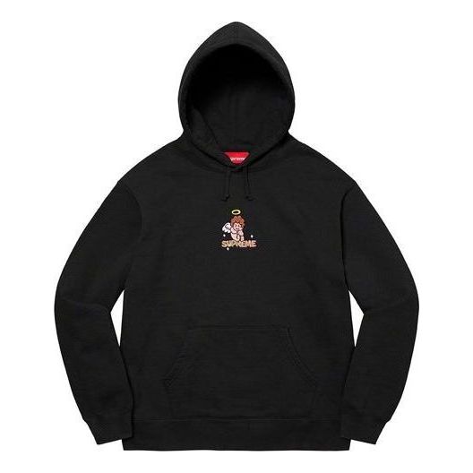 Supreme Angel Hooded Sweatshirt 'Black' SUP-SS22-166