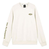 Skechers SKX Letter Print Crew Sweater 'White Black' L422U099